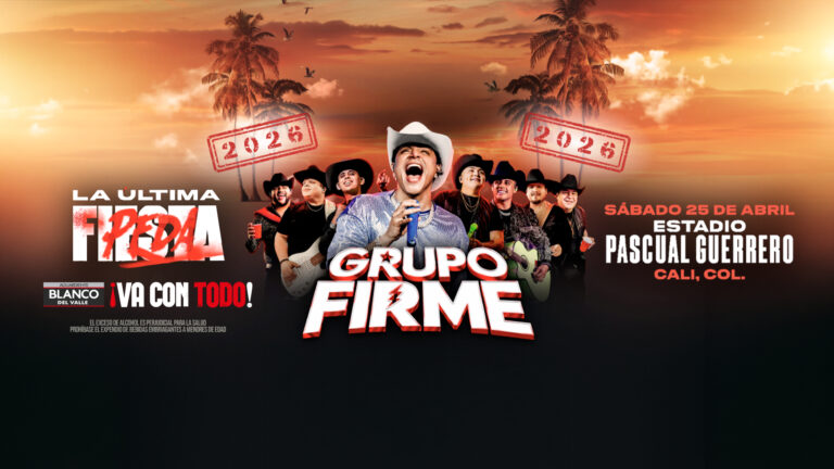 Cali se prepara: Grupo Firme llega al Pascual Guerrero para una noche inolvidable junto a Aguardiente Blanco del Valle
